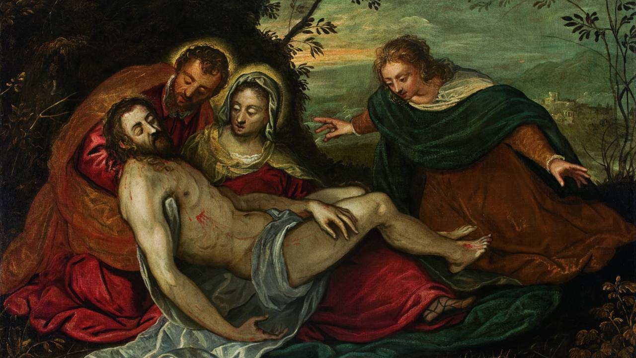Jacopo-Tintoretto-Lamentação-Cristo-morto-Pietá