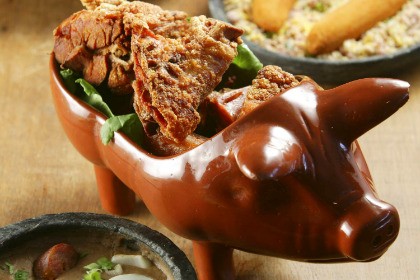 Leitão à pururuca do restaurante Tempero das Gerais, no Brooklin. Leitão à pururuca do restaurante Tempero das Gerais, no Brooklin.