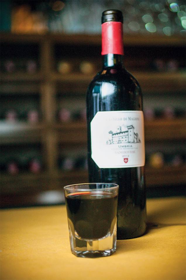 O vinho em minicopos O vinho em minicopos