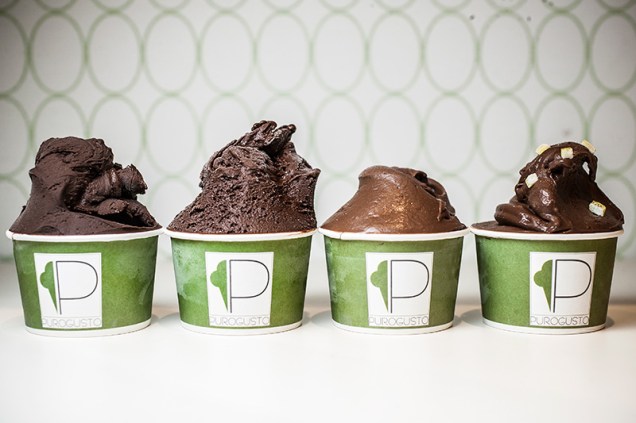 As quatro opções de chocolate livres de lactose