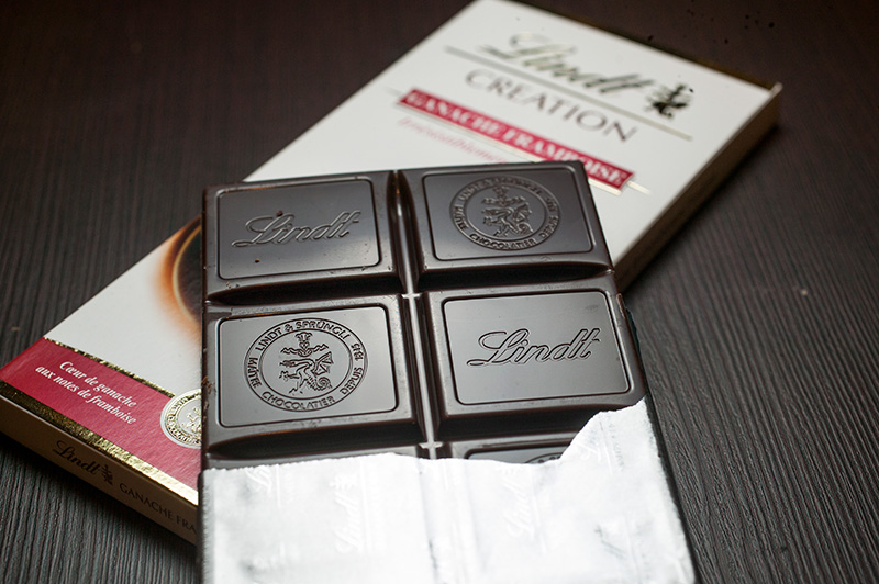 A barra de framboesa, parte da linha creation A barra de framboesa, parte da linha creation