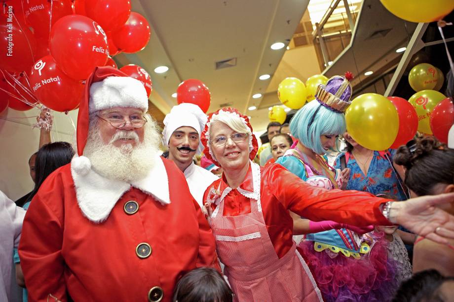 O Papai Noel pode ser visto no Shopping Ibirapuera O Papai Noel pode ser visto no Shopping Ibirapuera