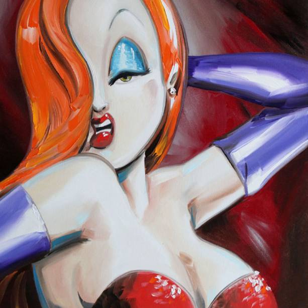 Tela inspirada em Jessica Rabit Tela inspirada em Jessica Rabit