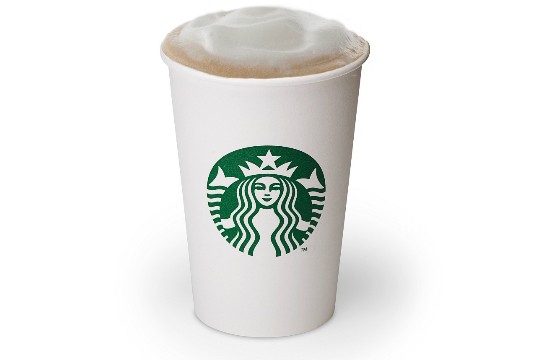 Chai latte, da Starbucks: leite com mistura concentrada de chai e espuma de leite Chai latte, da Starbucks: leite com mistura concentrada de chai e espuma de leite
