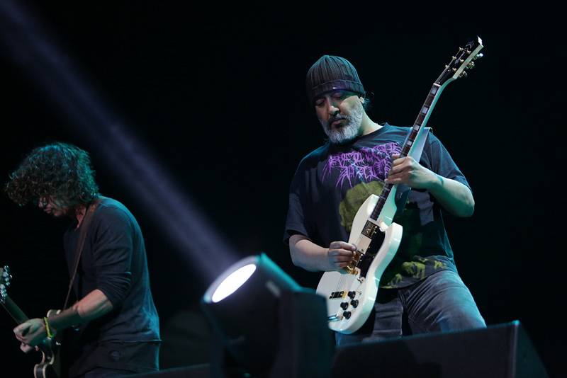O Soundgarden, liderado por Chris Cornell, levantou o p&uacute;blico no segundo dia do Lollapalooza