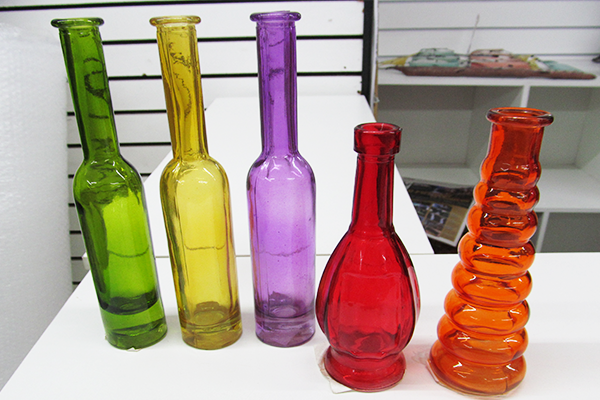Vasos de vidro decorativos: 11,90 reais cada na Toda Casa (Rua Volunt&aacute;rios da P&aacute;tria, 2287, Santana)