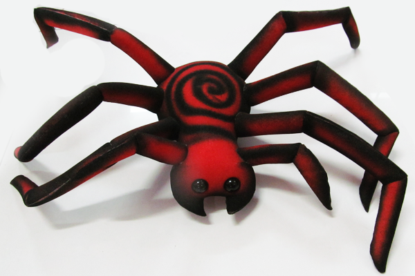 Aranha de espuma para decora&ccedil;&atilde;o: 25 reais, na Lojas Millor