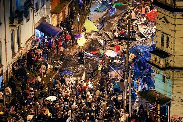 Ciclista é agredido após ser roubado na Cracolândia