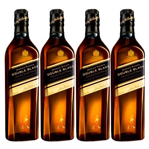 	Johnnie Walker Double Black, caixa com quatro garrafas: R$ 119,00 (cada garrafa, na Dufry) e R$ 186,53 (em S&atilde;o Paulo)	<em>*pre&ccedil;o original na Dufry em d&oacute;lar: US$ 119,00 quatro garrafas</em>