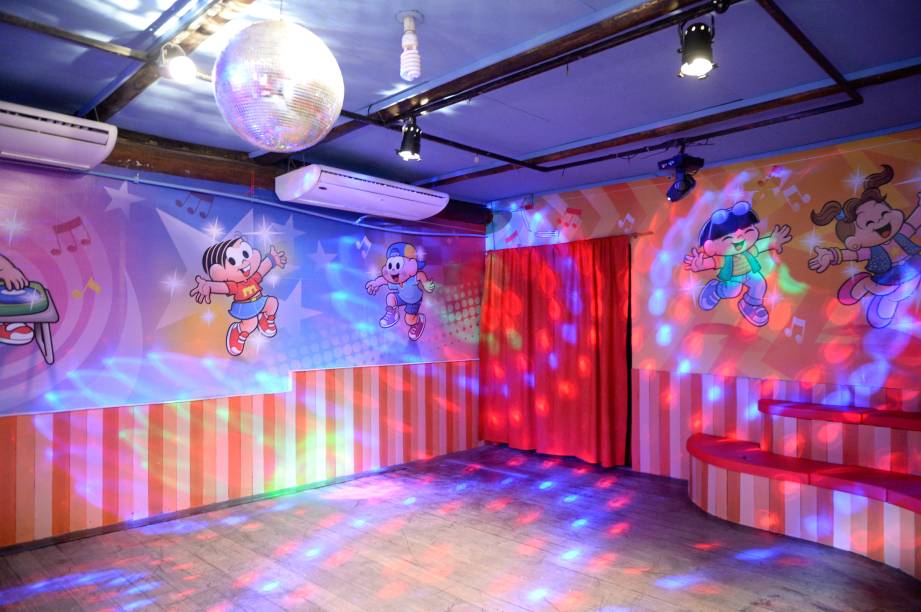 Disco Mônica: espaço vai receber apresentações com os personagens da Turma da Mônica e show de fantoches 