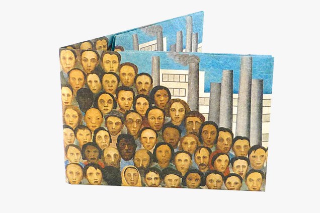 Carteira imperme&aacute;vel com ilustra&ccedil;&atilde;o de Tarsila do Amaral