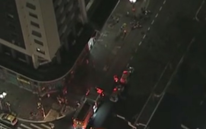 Tentativa de invasão a prédio termina em confronto no centro