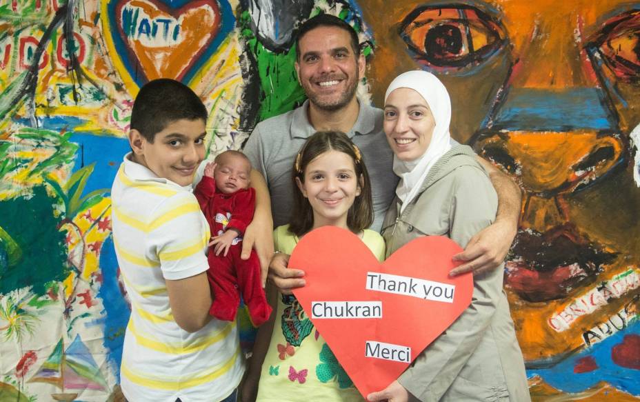 Talal Al-Tinawi e fam&iacute;lia reconstroem a vida em S&atilde;o Paulo