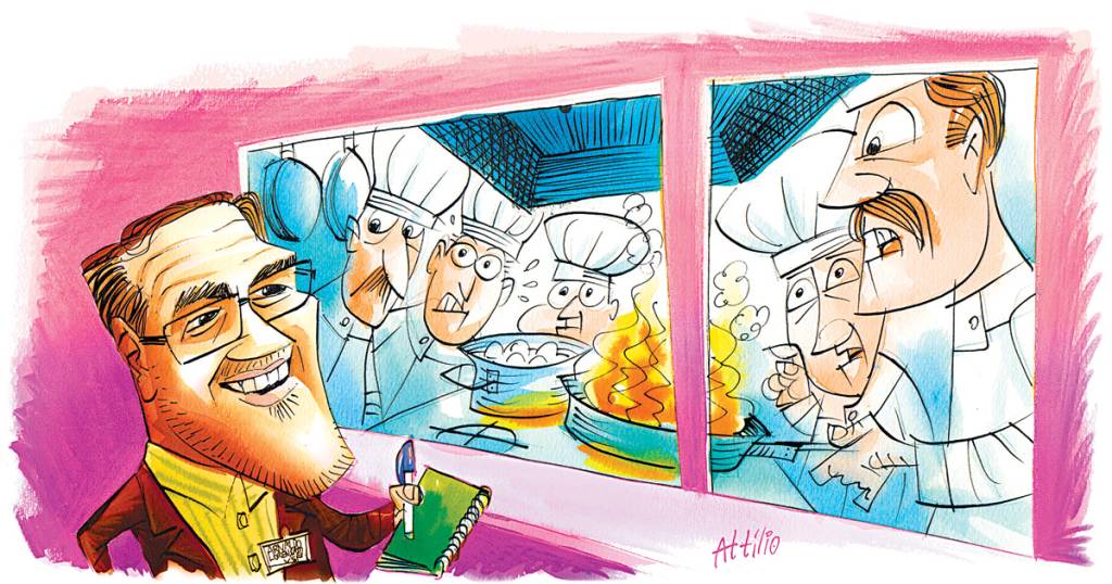Ele faz a temperatura da cozinha subir