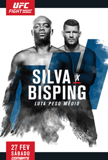 O brasileiro Anderson Silva enfrenta o inglês Michael Bisping O brasileiro Anderson Silva enfrenta o inglês Michael Bisping