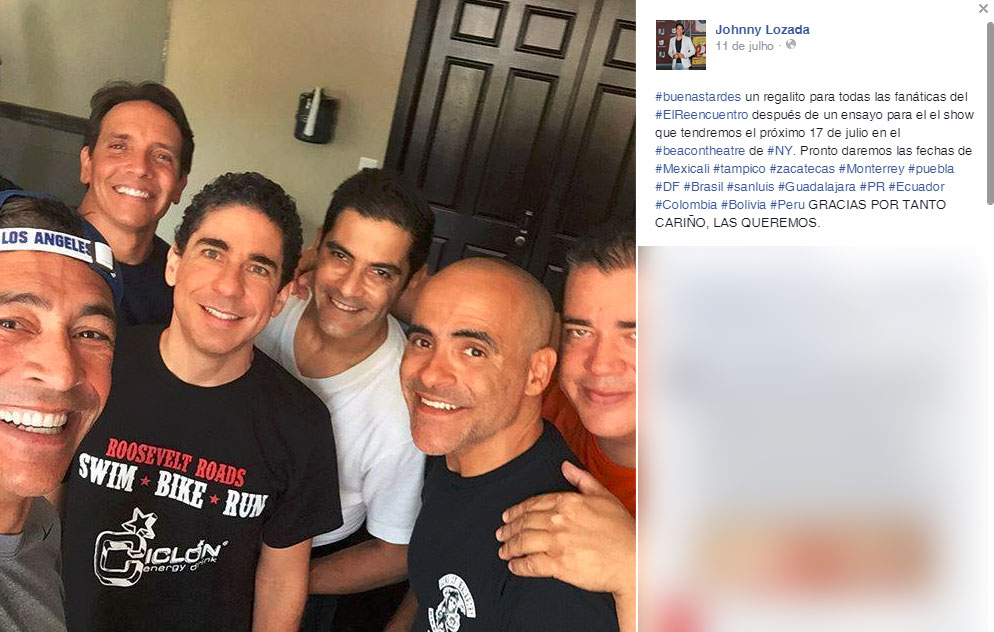 Show do Menudo em São Paulo é cancelado