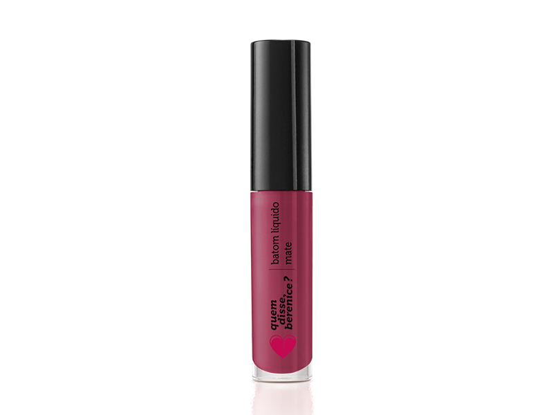 Batom liquido, cor Vinheli, da Quem disse, Berenice?. Mais um item queridinho: o batom liquido com efeito mate. A linha apresenta cores mais escuras, que caem bem em qualquer look do inverno. Pre&ccedil;o: 31,90 reais.