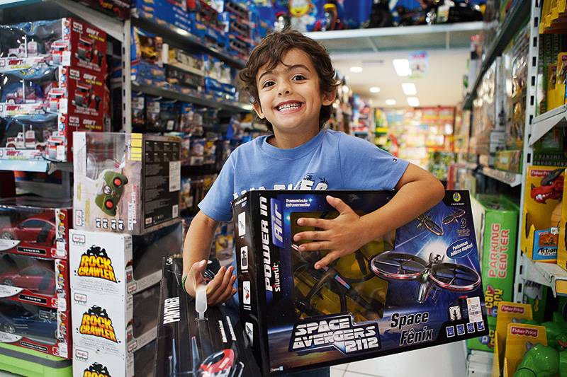 Os brinquedos favoritos das crianças