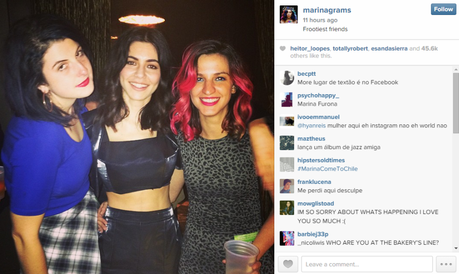 Marina And The Diamonds: cantora postou foto em rede social e gerou controvérsias sobre cancelamento de show Marina And The Diamonds: cantora postou foto em rede social e gerou controvérsias sobre cancelamento de show
