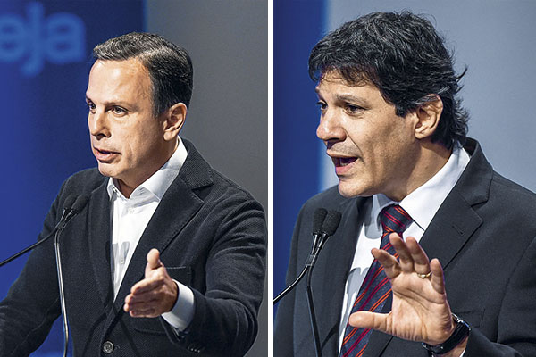 Fernando Haddad e João Dória