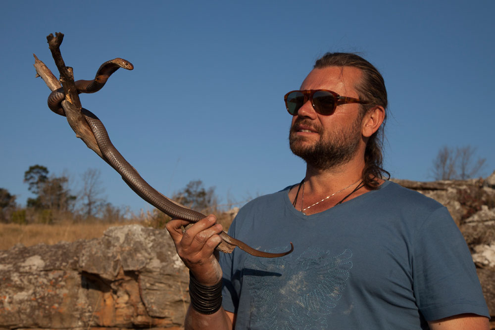 “Tenho medo de gente, não de bicho”, afirma Richard Rasmussen