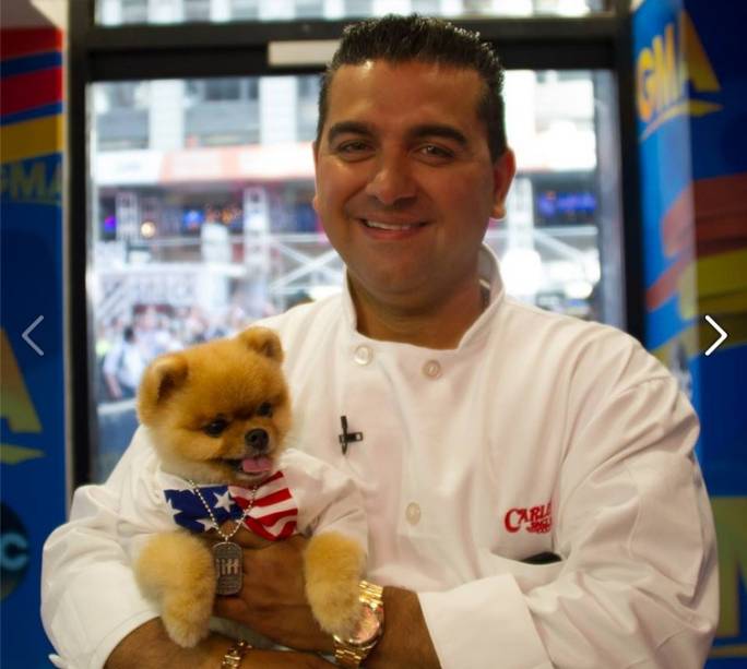 O confeiteiro e apresentador Buddy Valastro tamb&eacute;m adora pets
