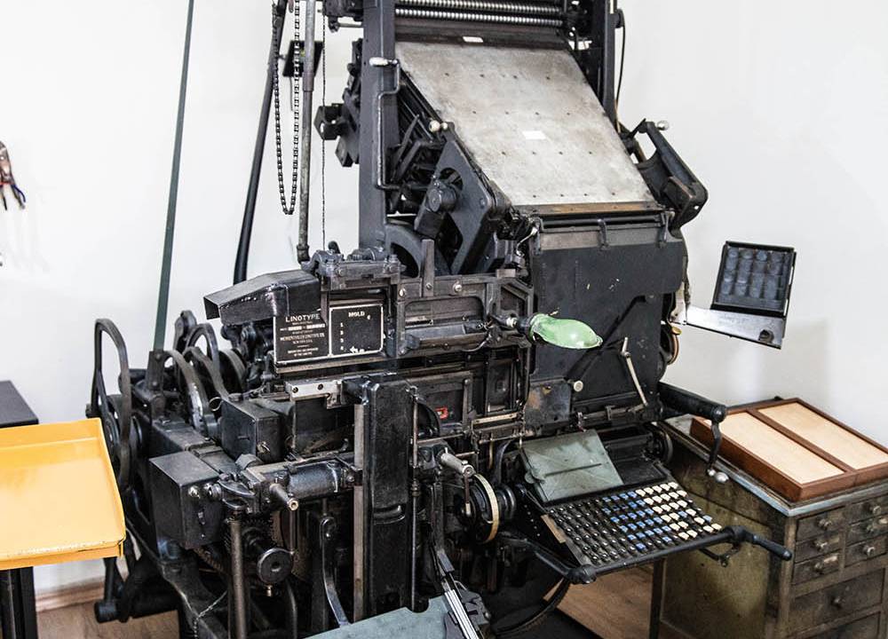 linotipo - gráfica colaborativa Platen Press Print Shop