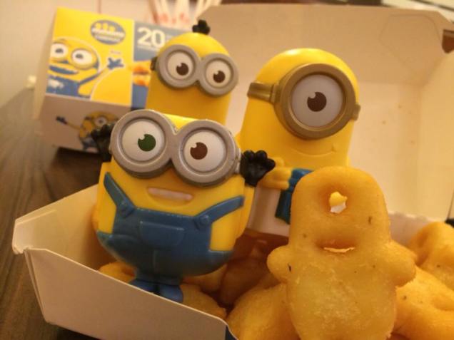 Os Minions ganharam sua versão em batata frita Os Minions ganharam sua versão em batata frita