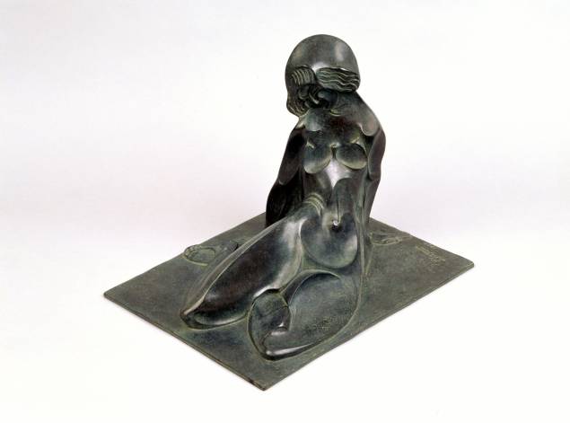 Mulher oca em repouso (1922) Pablo Gargallo Catal&aacute;n