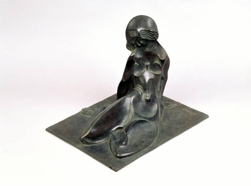 Mulher oca em repouso (1922) Pablo Gargallo Catal&aacute;n