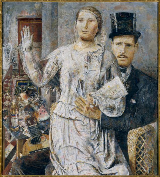 Os noivos (1955), de Antonio L&oacute;pez Garc&iacute;a