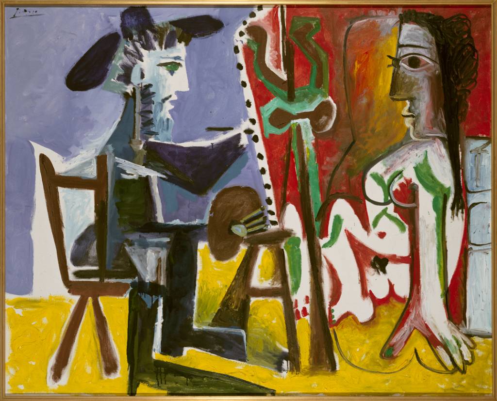 O pintor e a modelo (1963) de Pablo Picasso