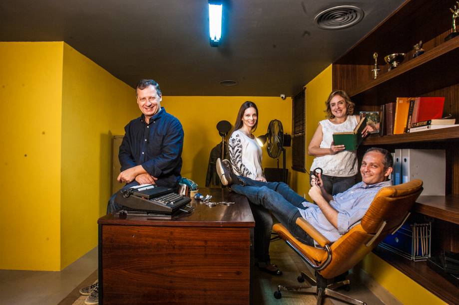 M&aacute;rcio Abraham, Karina Papautsky,Jeannette Galbinski e Jos&eacute; Roberto Szymonowicz: quarteto de s&oacute;cios