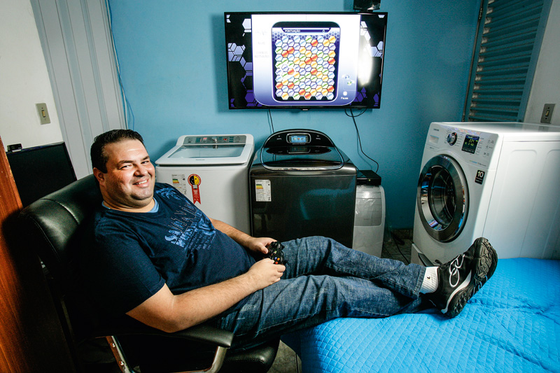 Blogueiro é apaixonado por máquinas de lavar