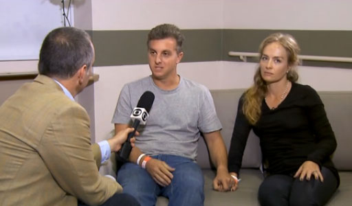 Luciano Huck e Angélica relatam os momentos de pânico no acidente