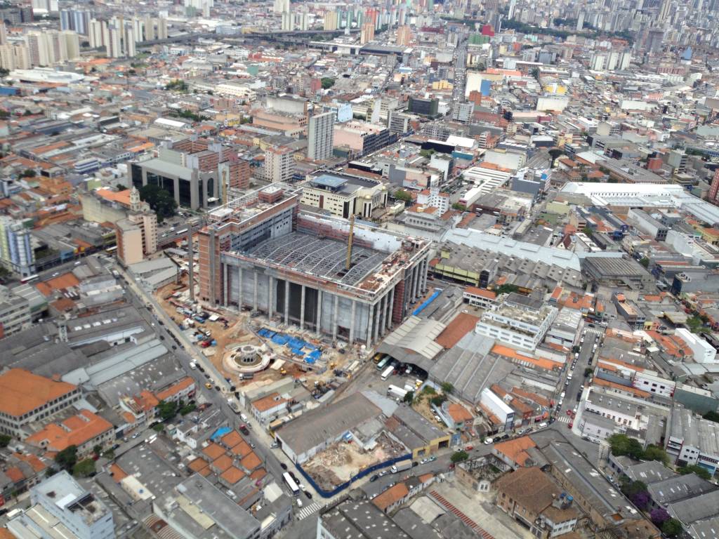 A obra: inauguração prevista para maio de 2014 A obra: inauguração prevista para maio de 2014