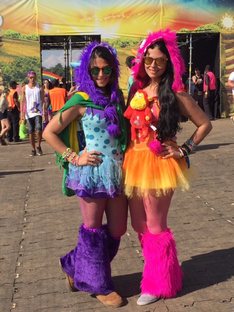 Enquanto o frio n&atilde;o chega: mulheres no Tomorrowland apostam em fantasias e adere&ccedil;os para curtir a festa em Itu
