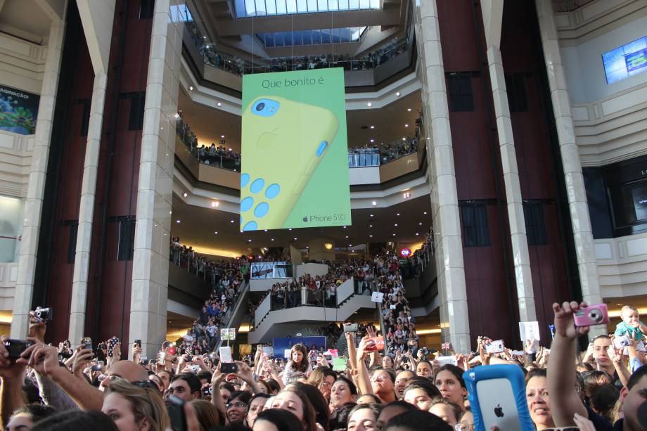 	A &aacute;rea fechada do evento comportava 1 000 pessoas