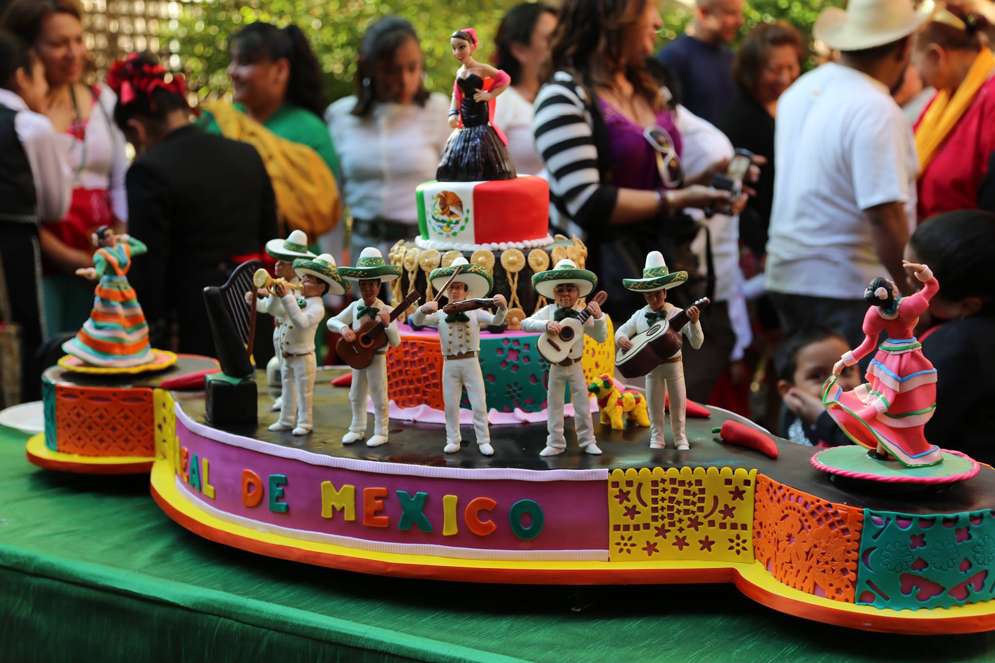 Uma homenagem ao M&eacute;xico em forma de bolo