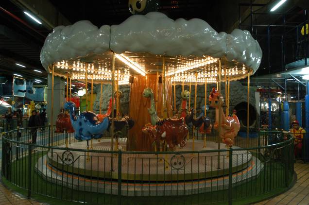 O carrossel era um dos brinquedos mais emblemáticos O carrossel era um dos brinquedos mais emblemáticos