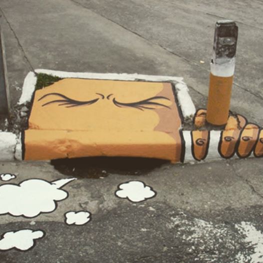 Intervenção da dupla 6emeia na Barra Funda Intervenção da dupla 6emeia na Barra Funda