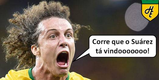 Internautas brincam com as &ldquo;canetas&rdquo; em David Luiz