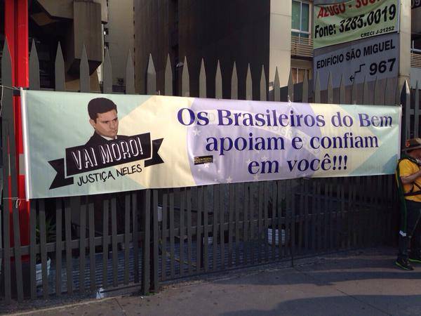 Juiz S&eacute;rgio Moro &eacute; her&oacute;i na Paulista