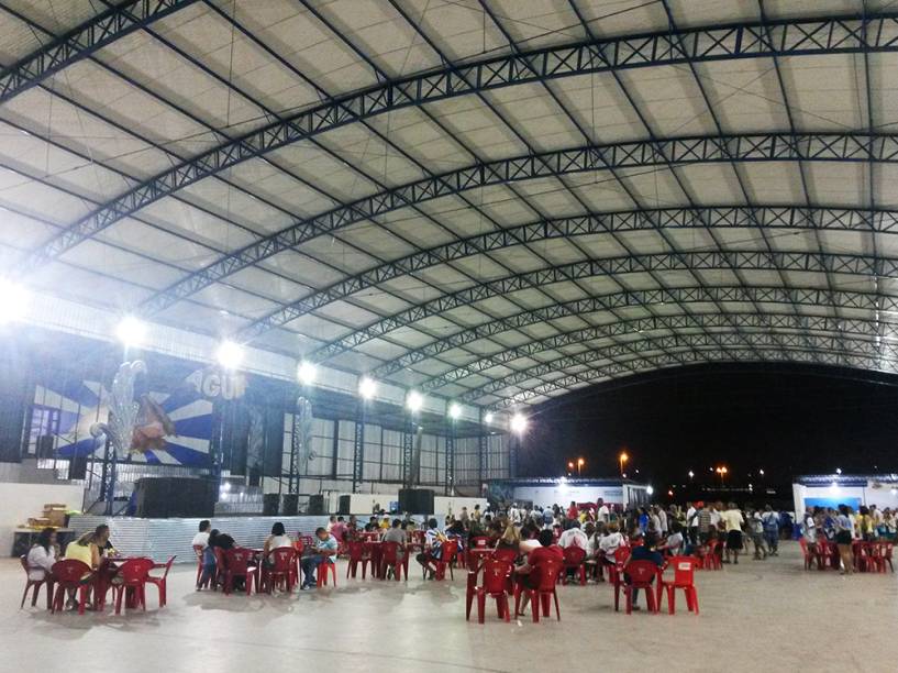Águia de Ouro: quadra tem capacidade para até 7 000 pessoas Águia de Ouro: quadra tem capacidade para até 7 000 pessoas