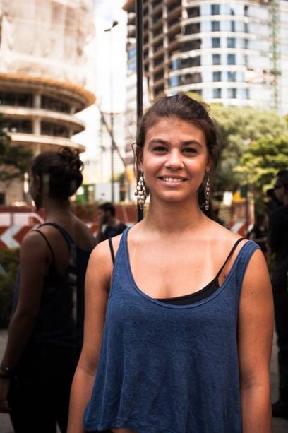 Patricia Santalucia: "Achei que era algum famoso dentro do shopping" Patricia Santalucia: "Achei que era algum famoso dentro do shopping"