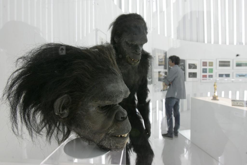 2001: Uma Odisseia no Espa&ccedil;o - figurino do macaco