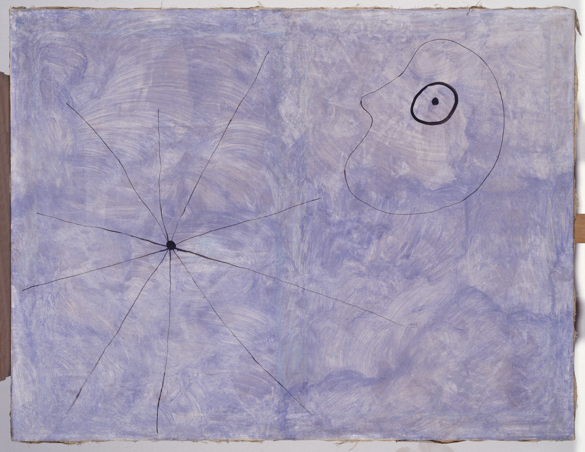 Pintura (Cabe&ccedil;a e Aranha), de Joan Mir&oacute; (1925)