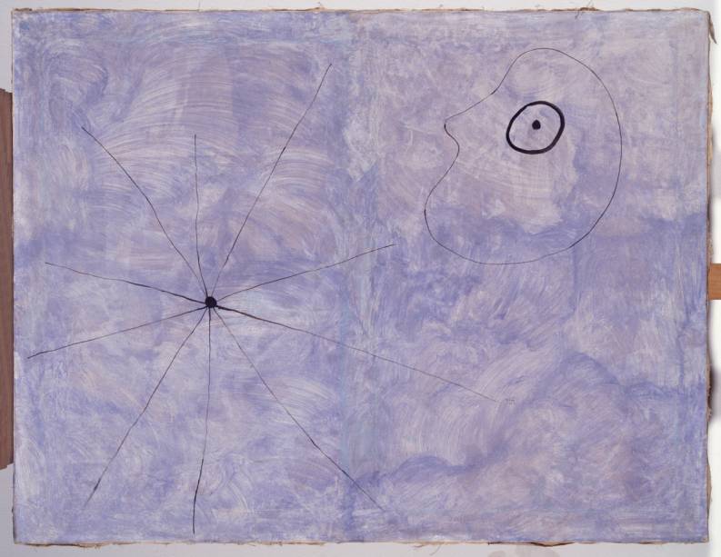 Pintura (Cabe&ccedil;a e Aranha), de Joan Mir&oacute; (1925)