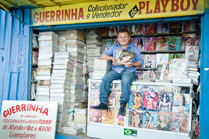 Comerciante tem 7 000 exemplares da PLAYBOY