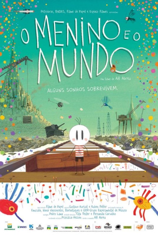 O Menino e o Mundo: pôster do filme O Menino e o Mundo: pôster do filme